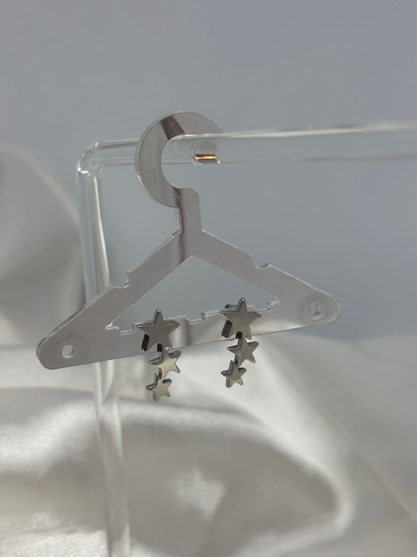Boucles d'oreilles 3 étoiles