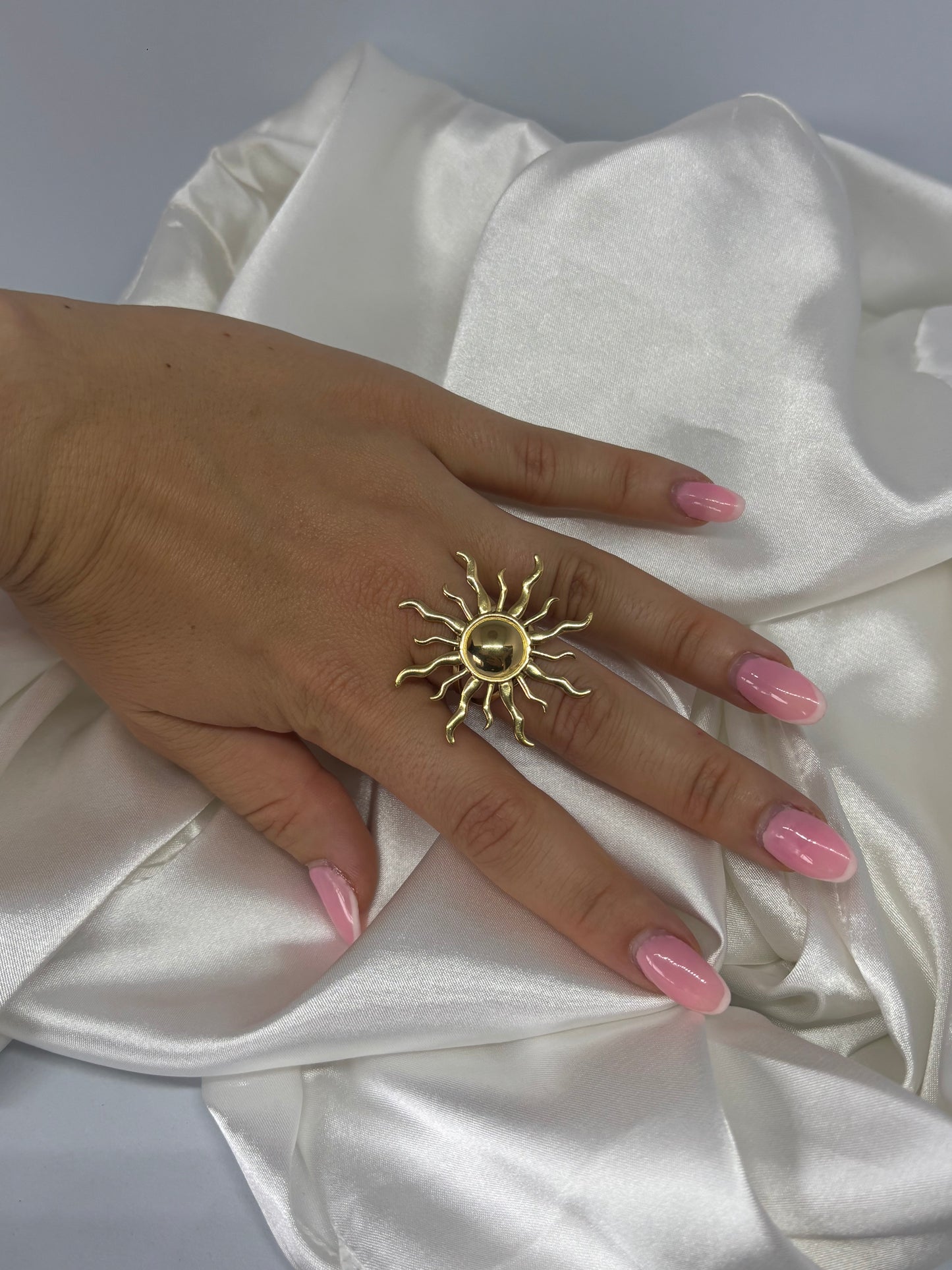 Grosse bague soleil