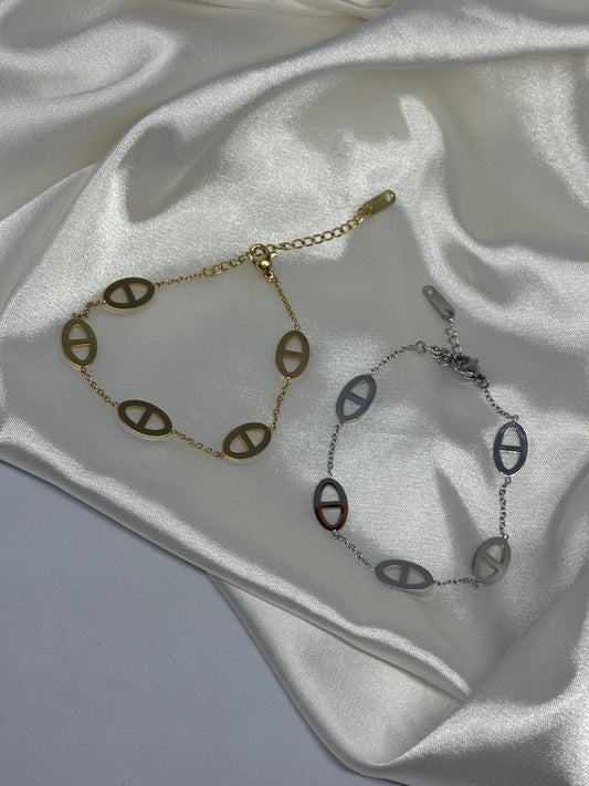 Bracelet chaîne maille