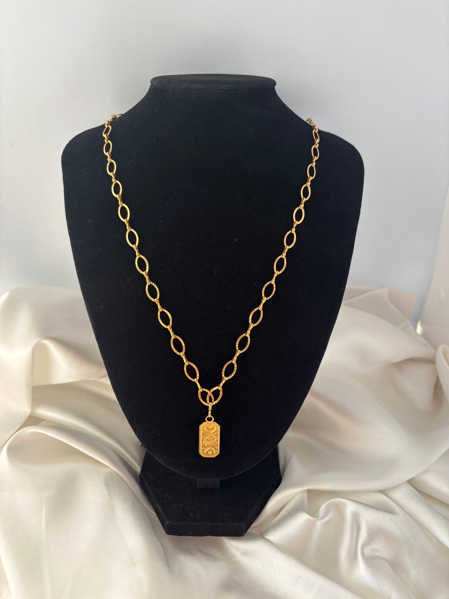 Long collier « céleste »