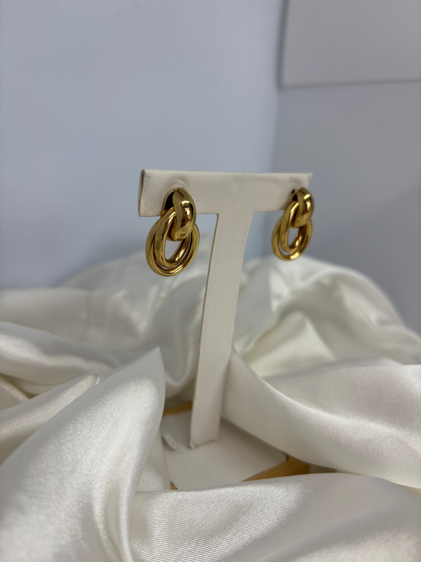 Boucles d'oreilles noeud