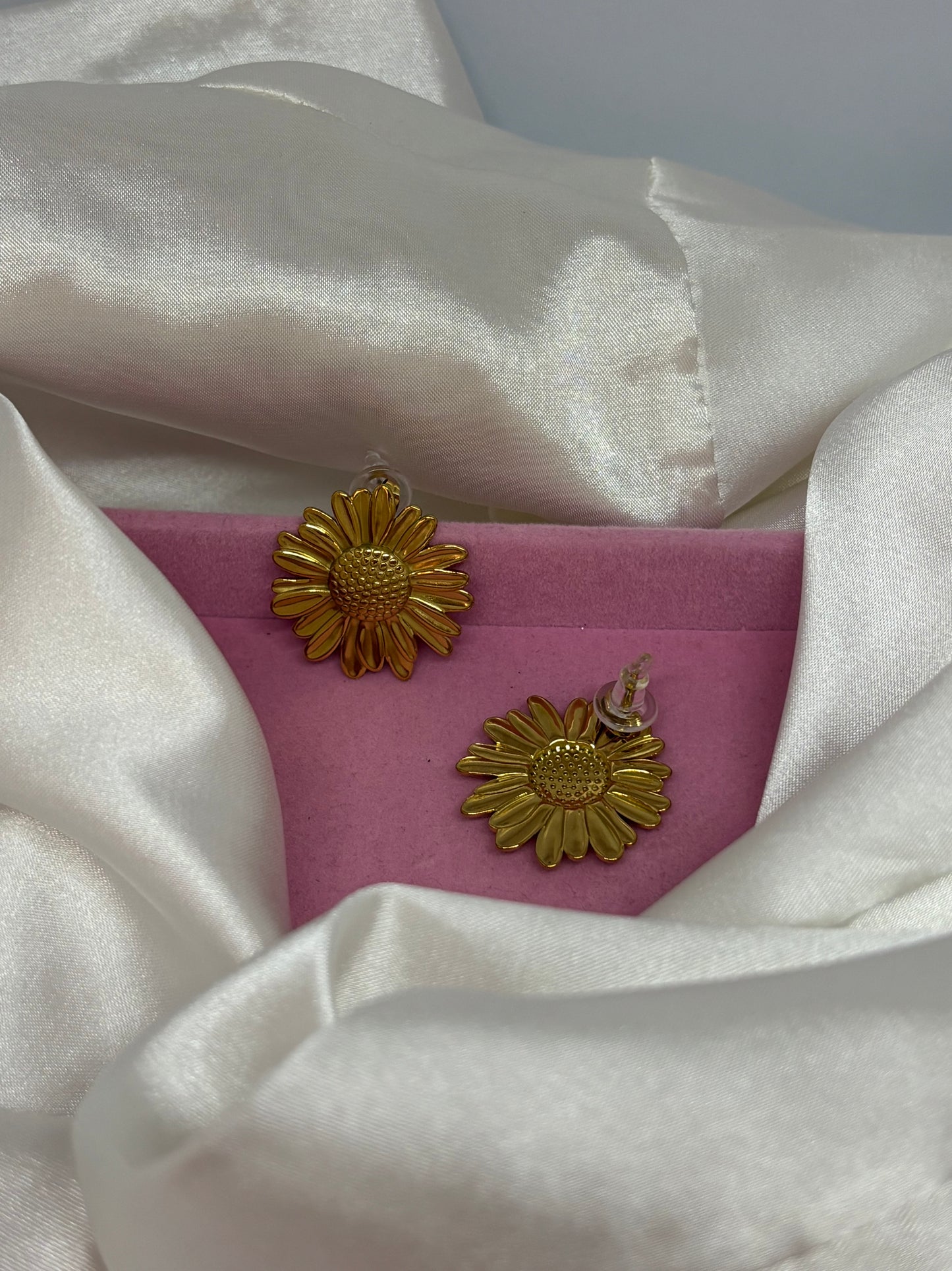 Boucles d'oreilles marguerite