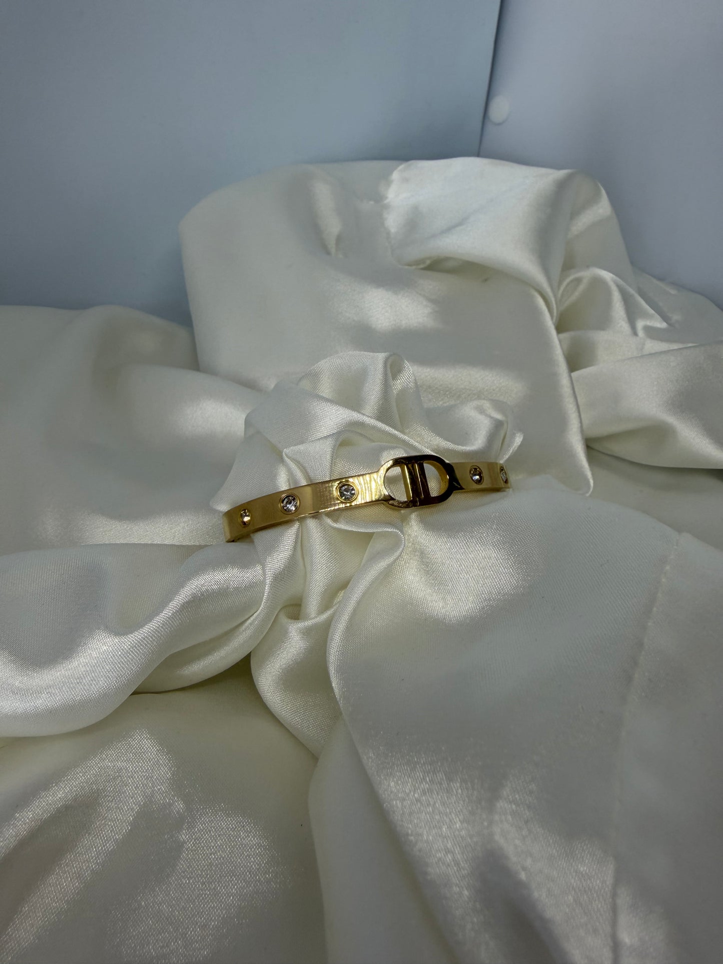 jonc maille gros diamant