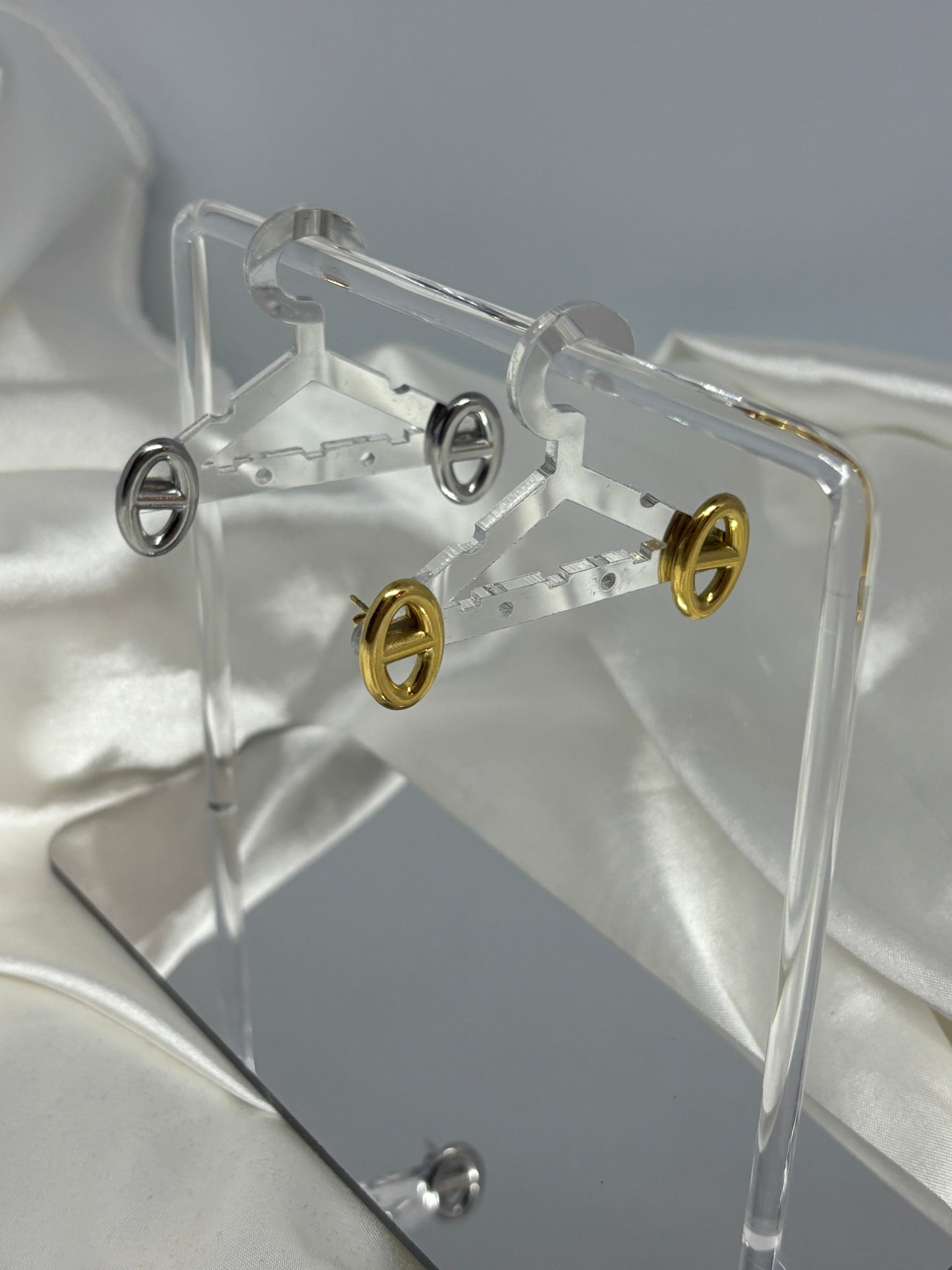 Boucles d'oreilles maille