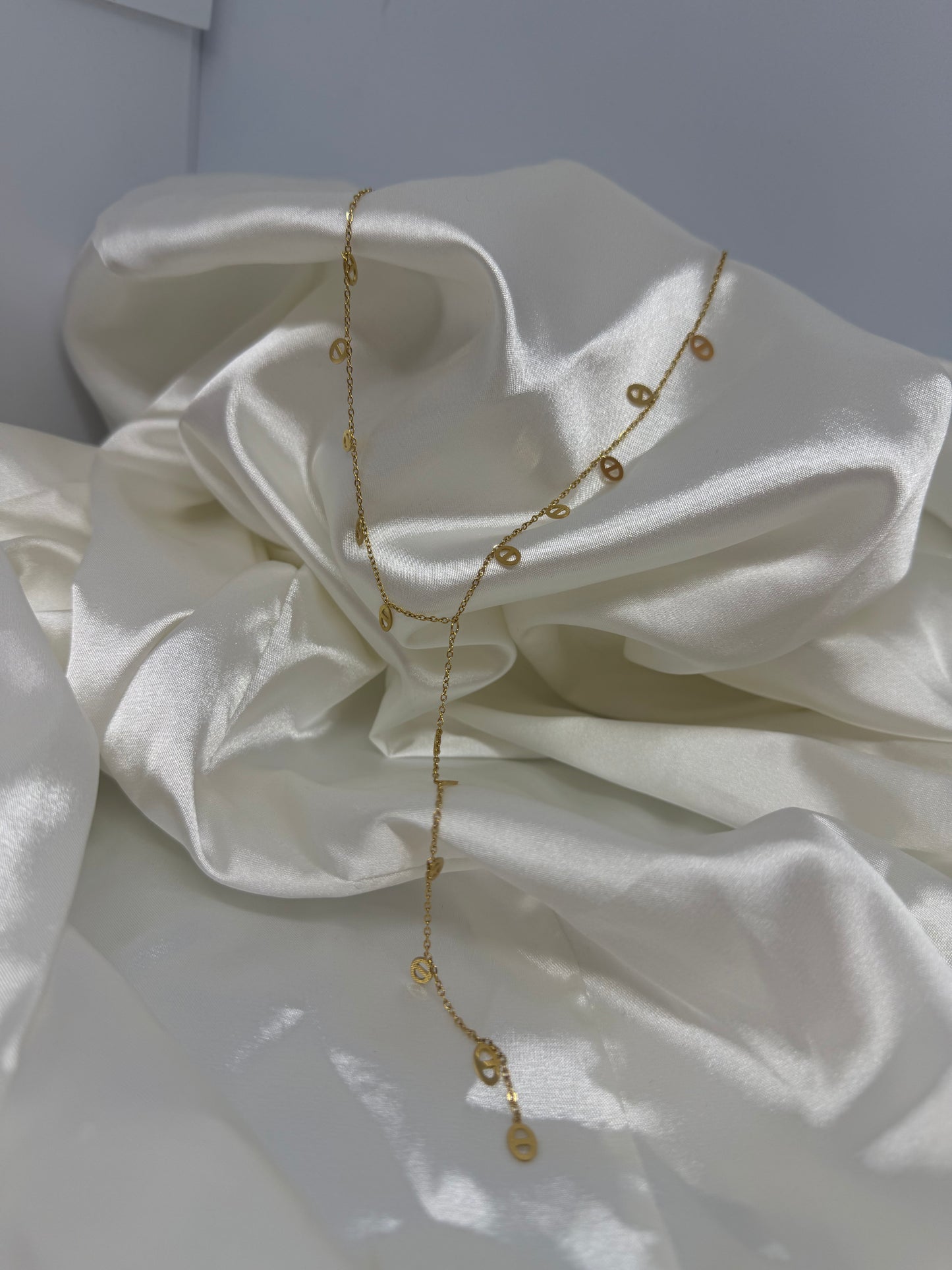 Collier Y mini maille
