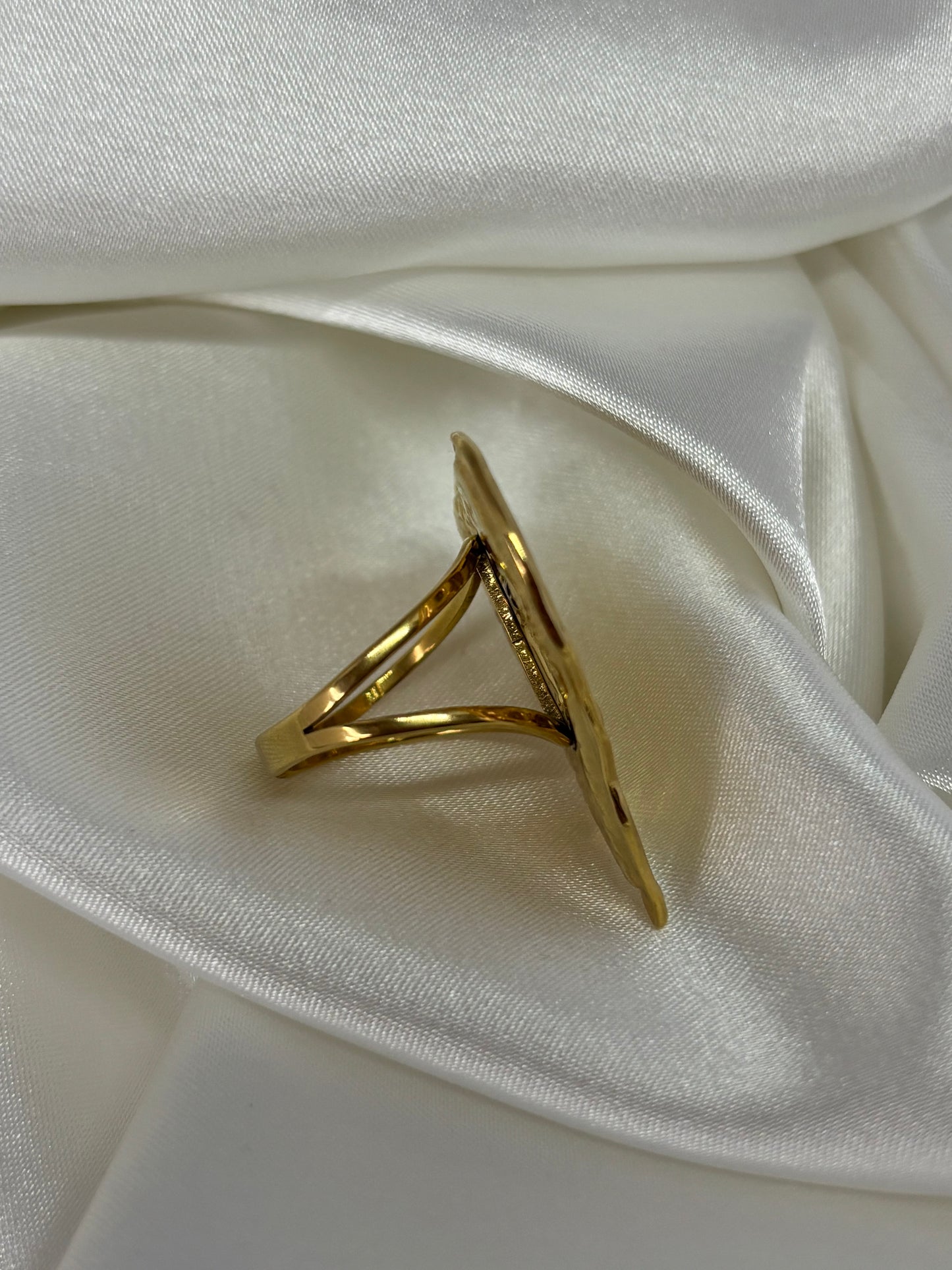 Grosse bague cœur