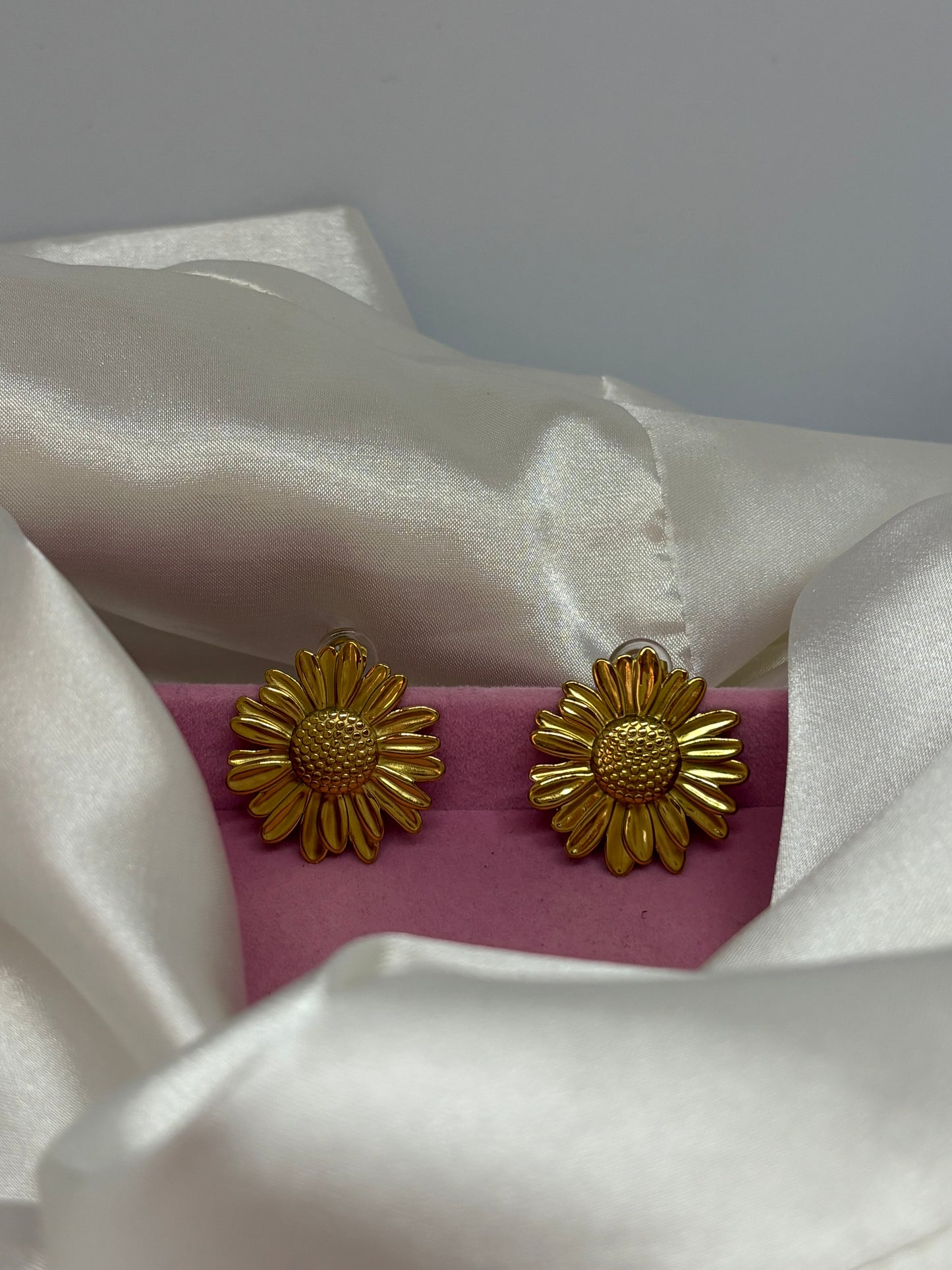 Boucles d'oreilles marguerite