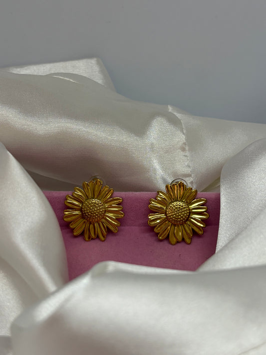 Boucles d'oreilles marguerite
