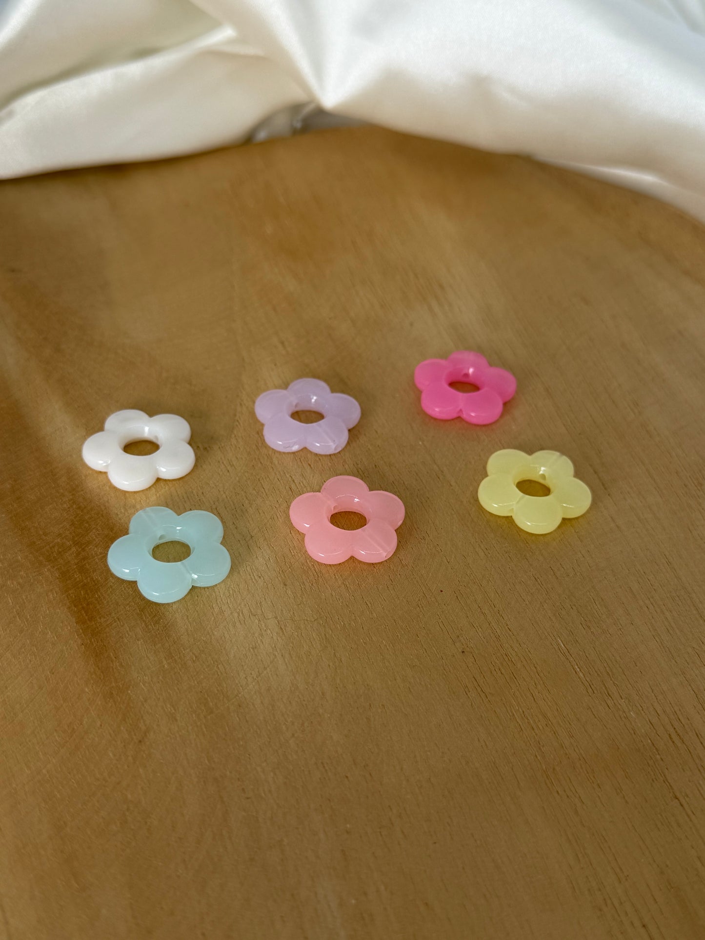 Boucles d'oreilles fleur interchangeables