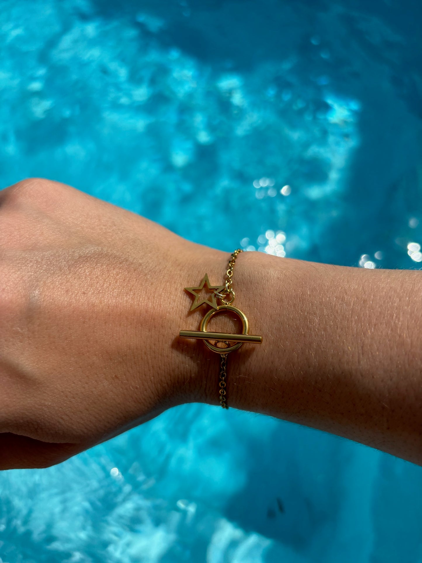 Bracelet chaîne pendentif breloque