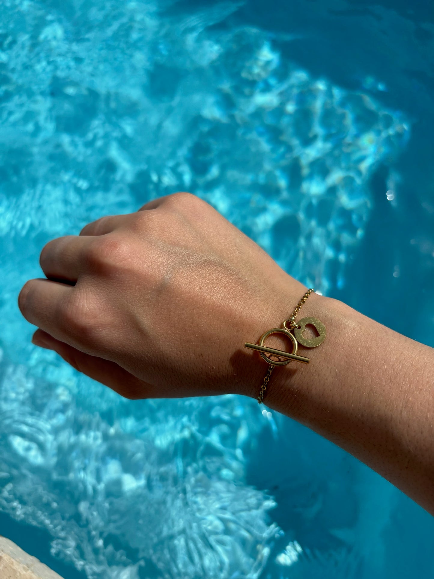 Bracelet chaîne pendentif breloque