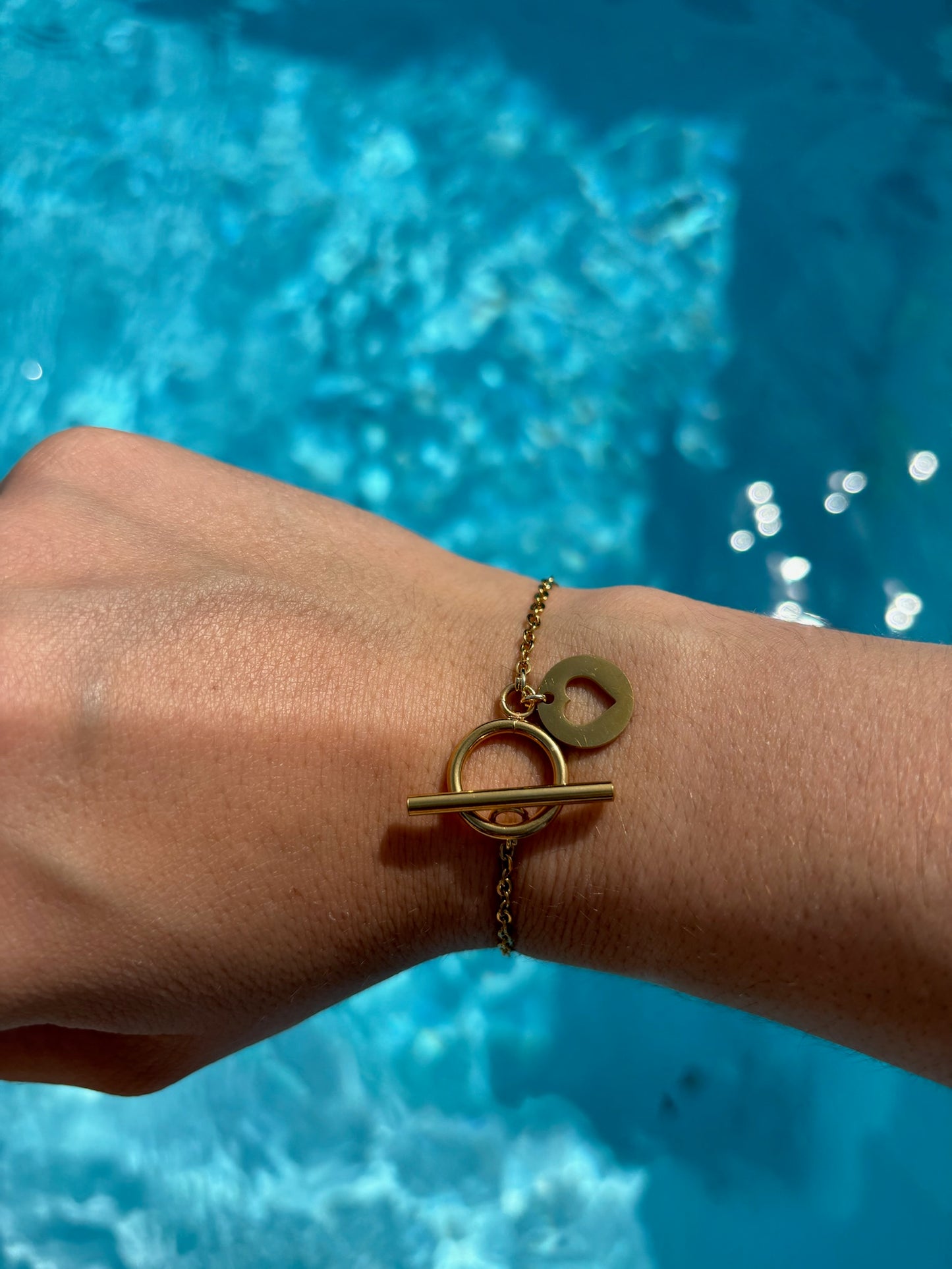 Bracelet chaîne pendentif breloque