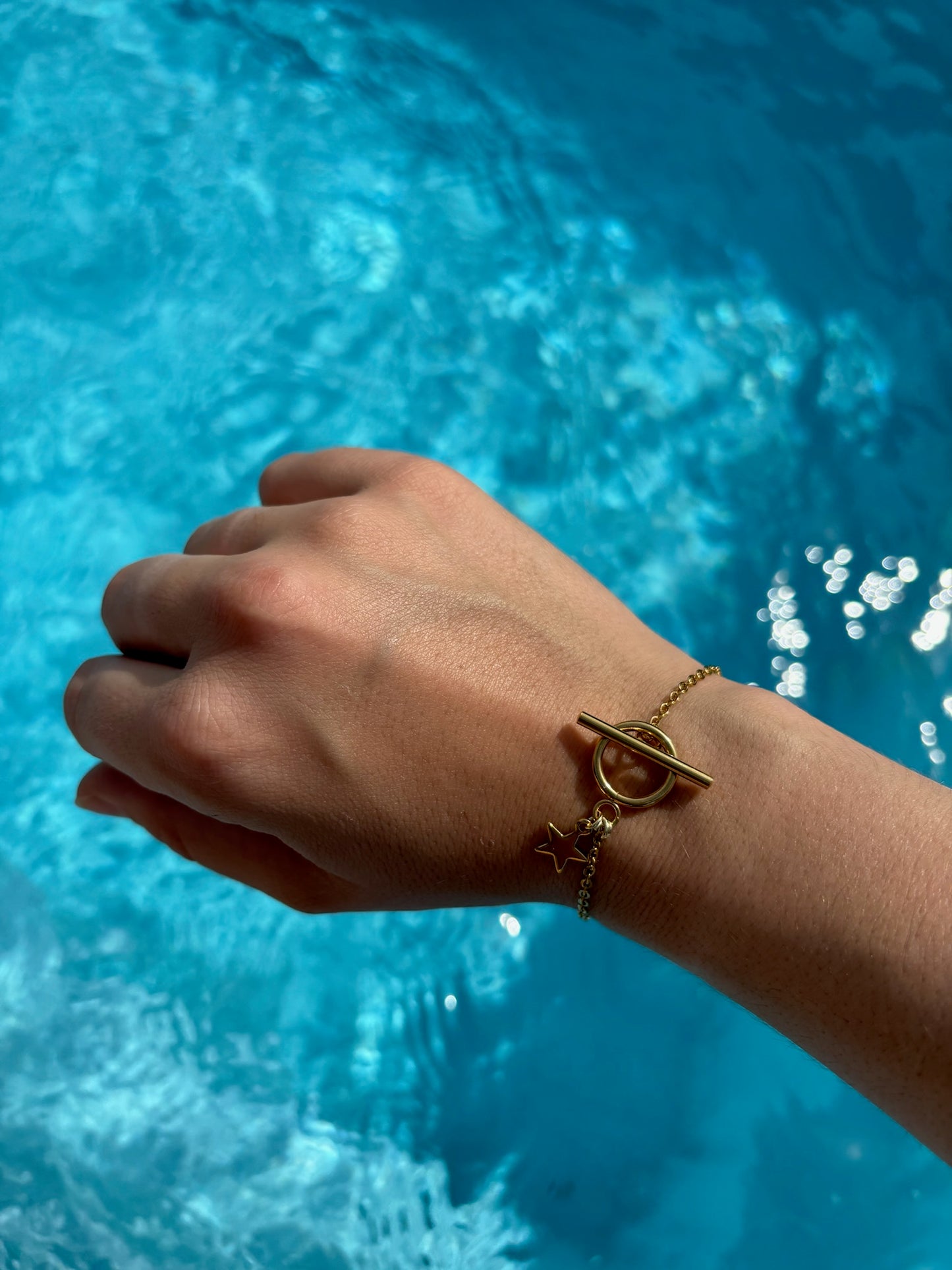Bracelet chaîne pendentif breloque