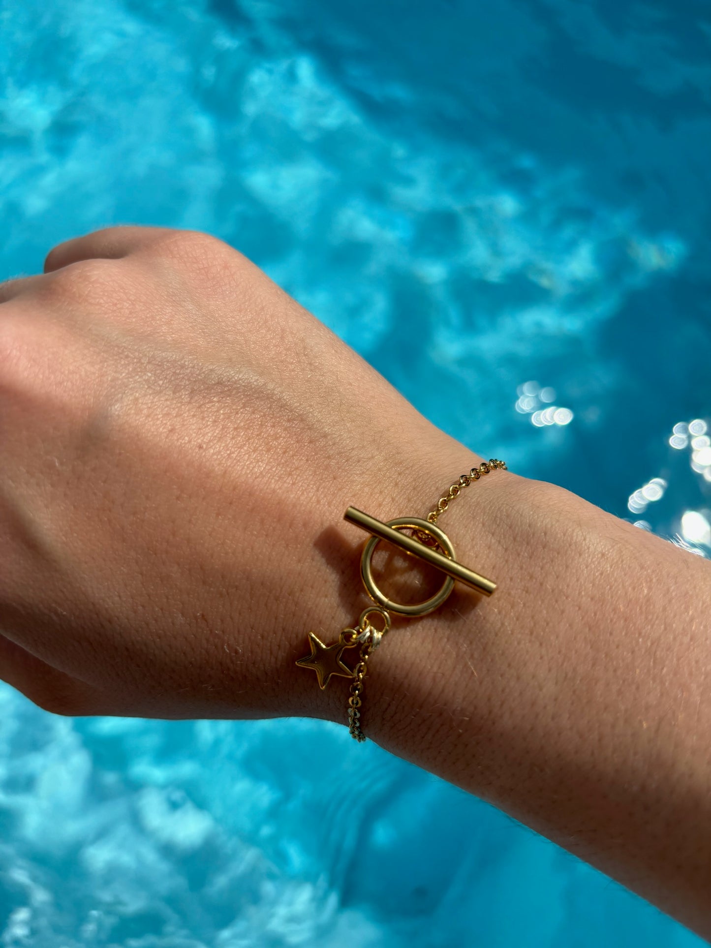 Bracelet chaîne pendentif breloque
