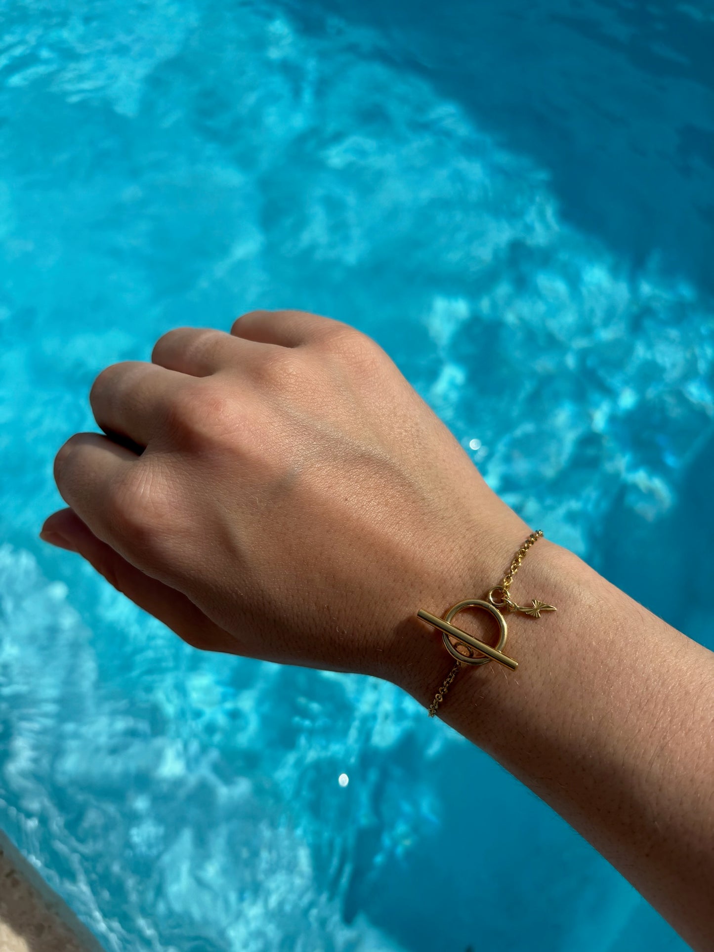 Bracelet chaîne pendentif breloque