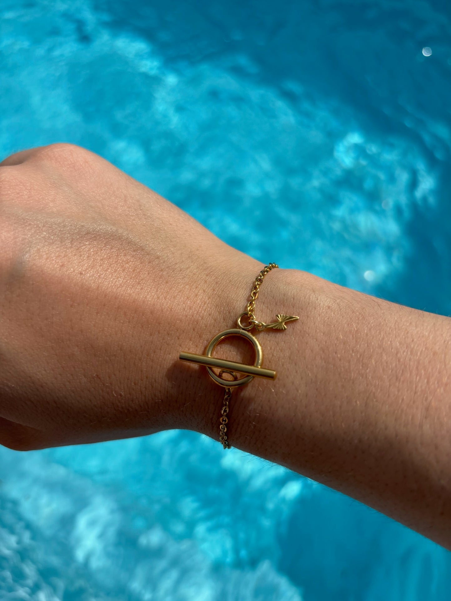 Bracelet chaîne pendentif breloque