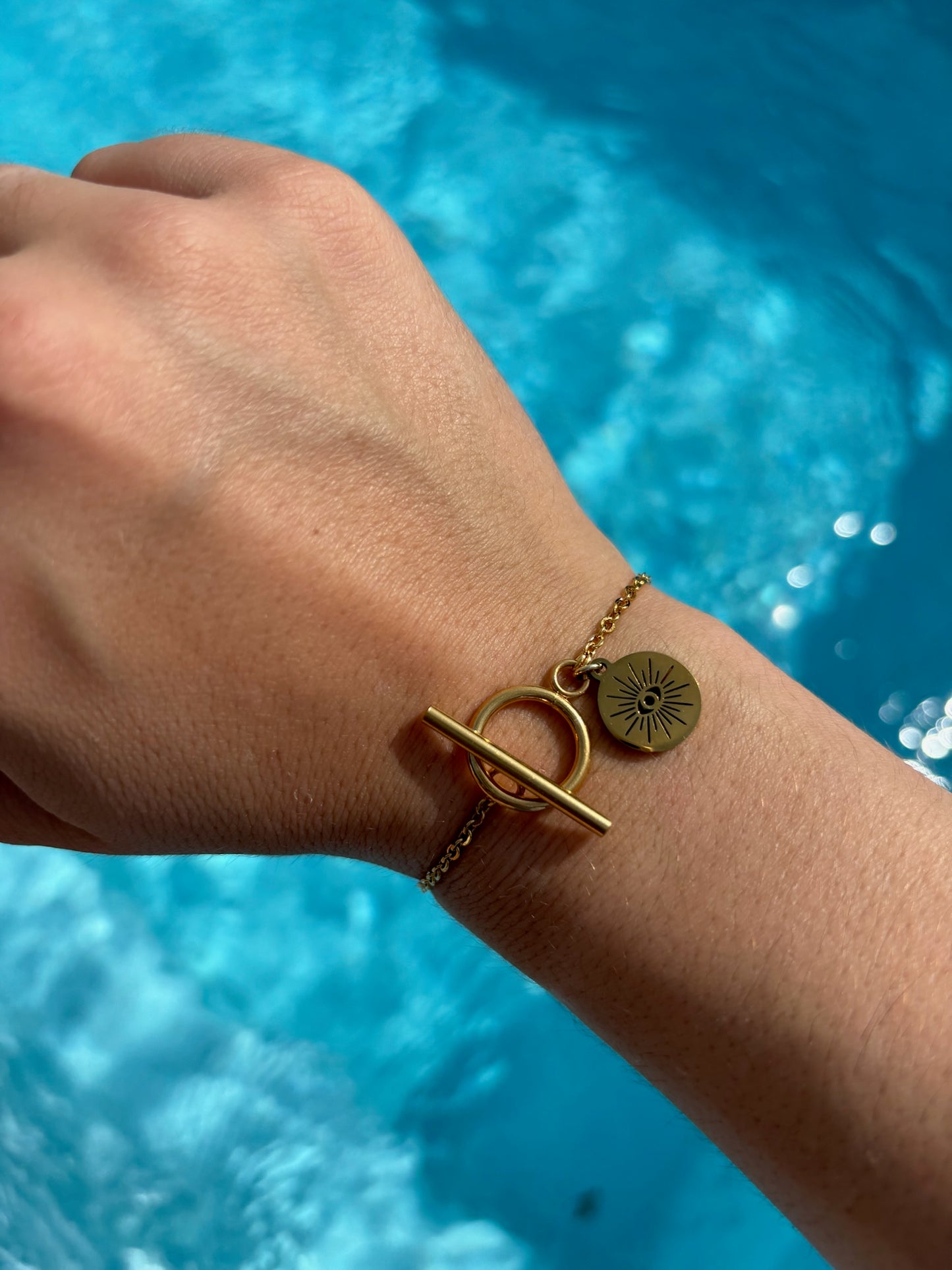 Bracelet chaîne pendentif breloque