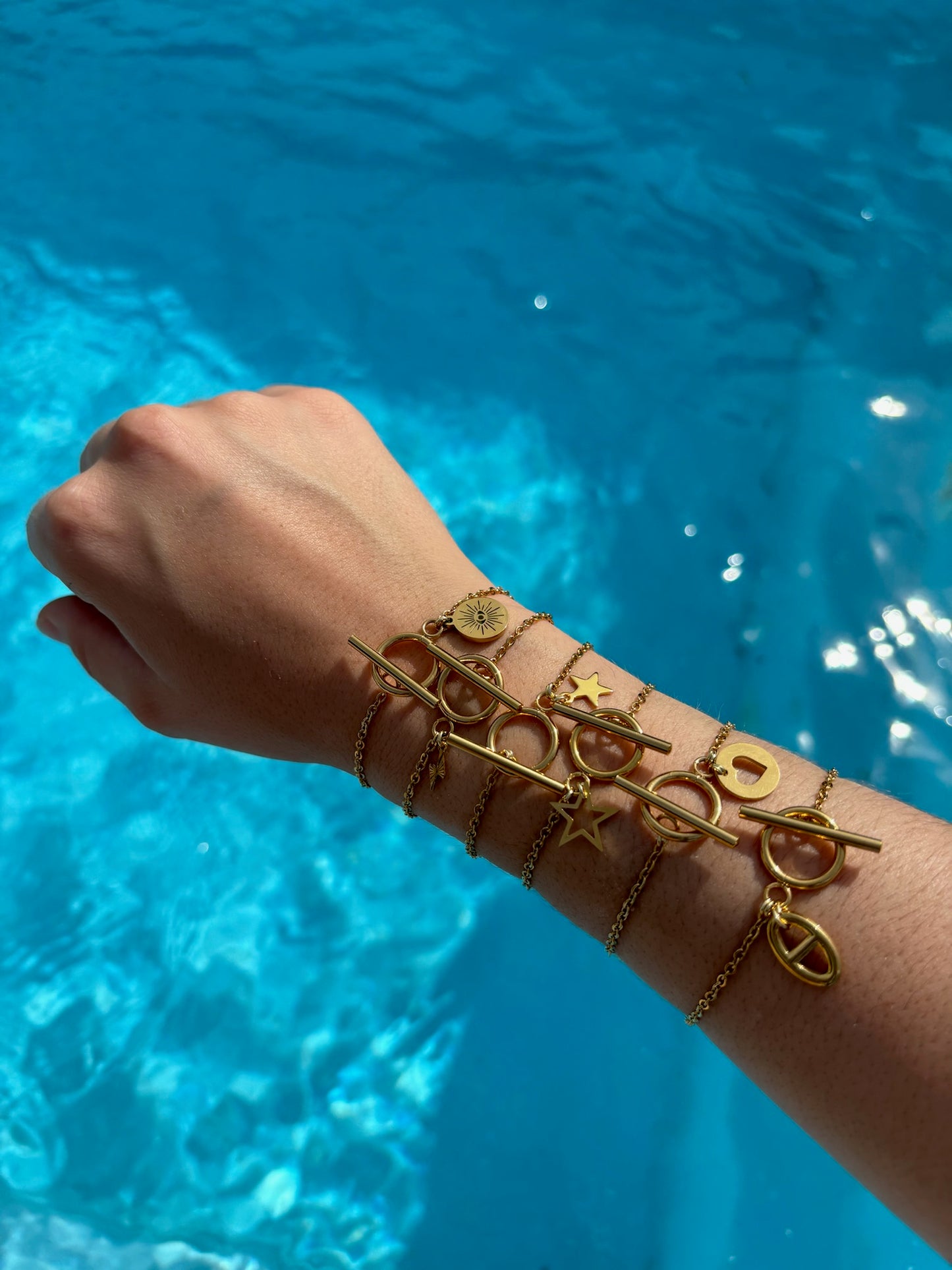 Bracelet chaîne pendentif breloque