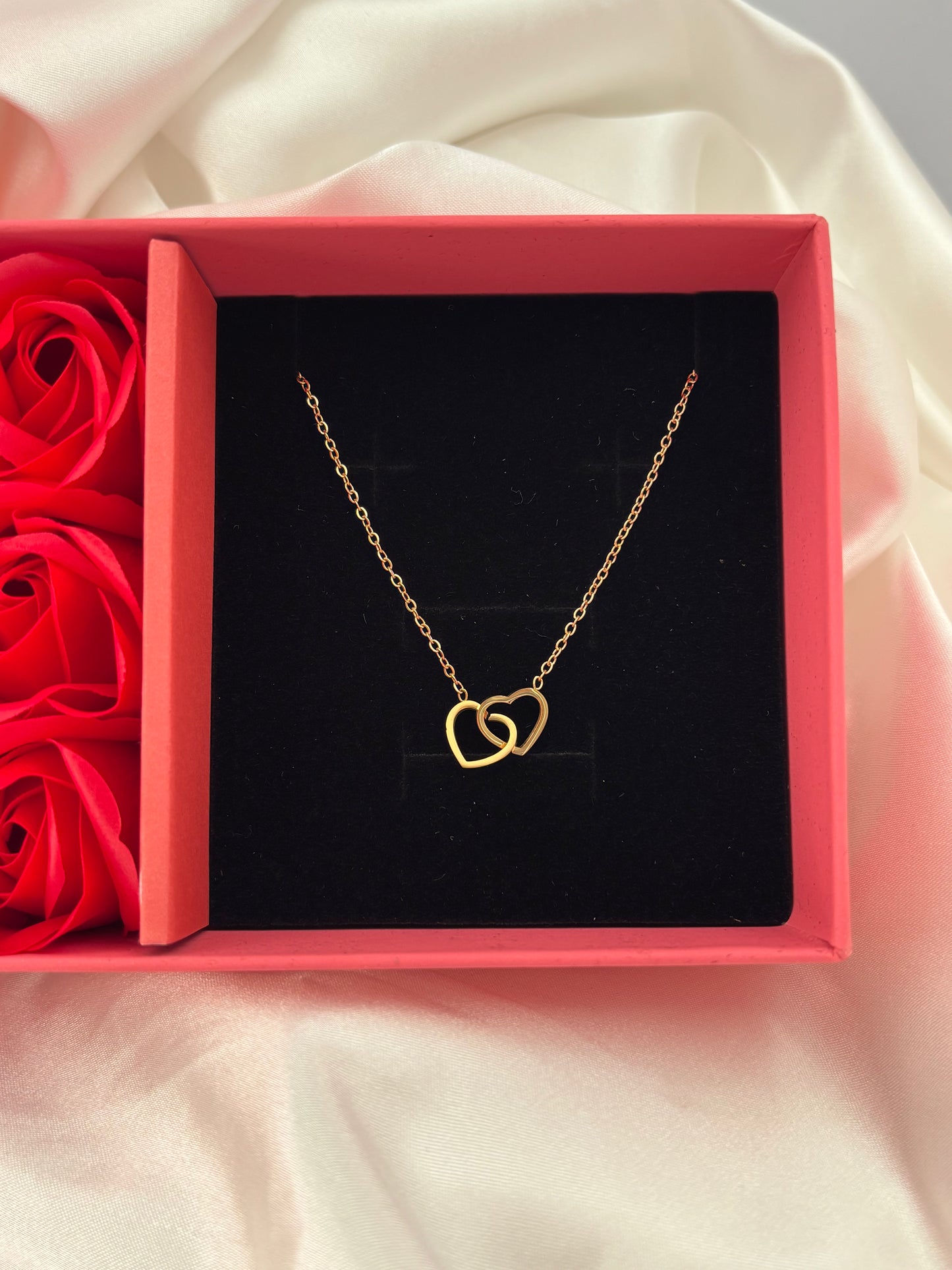 coffret " collier coeur lié"
