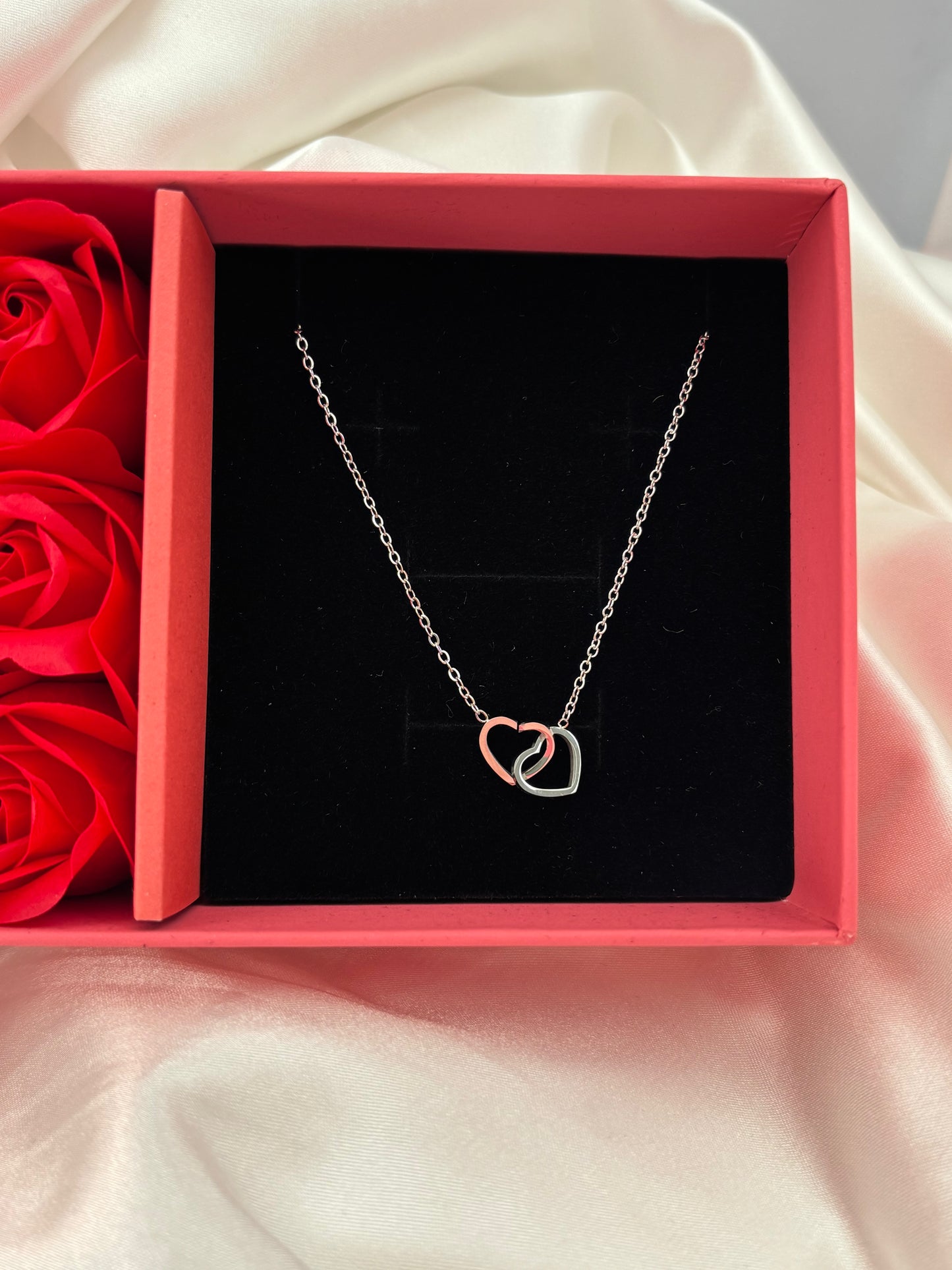 coffret " collier coeur lié"