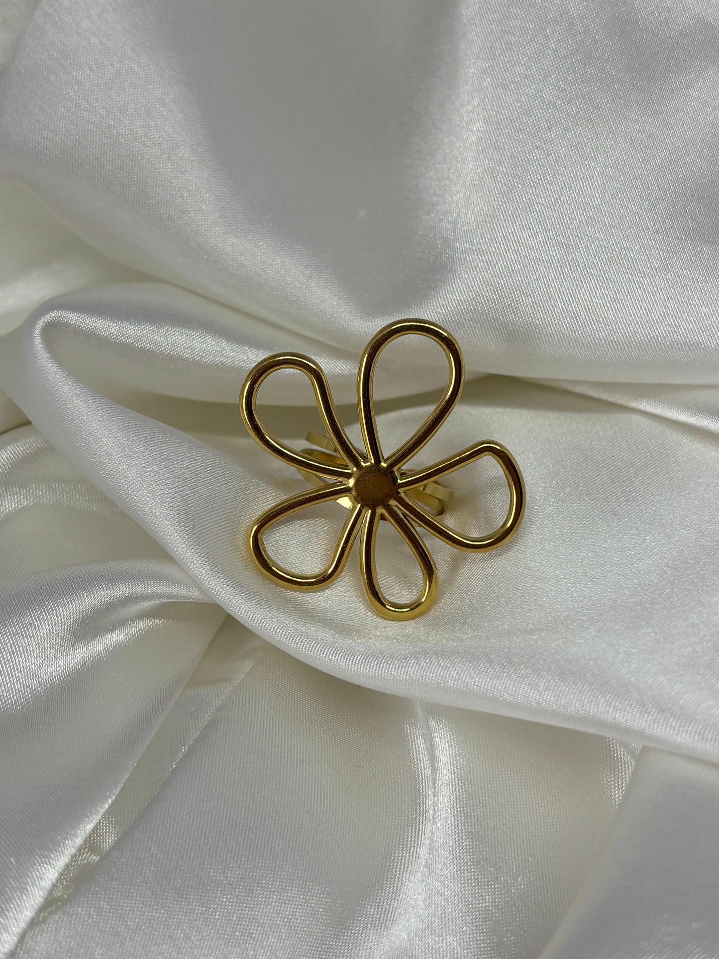 Grosse bague marguerite