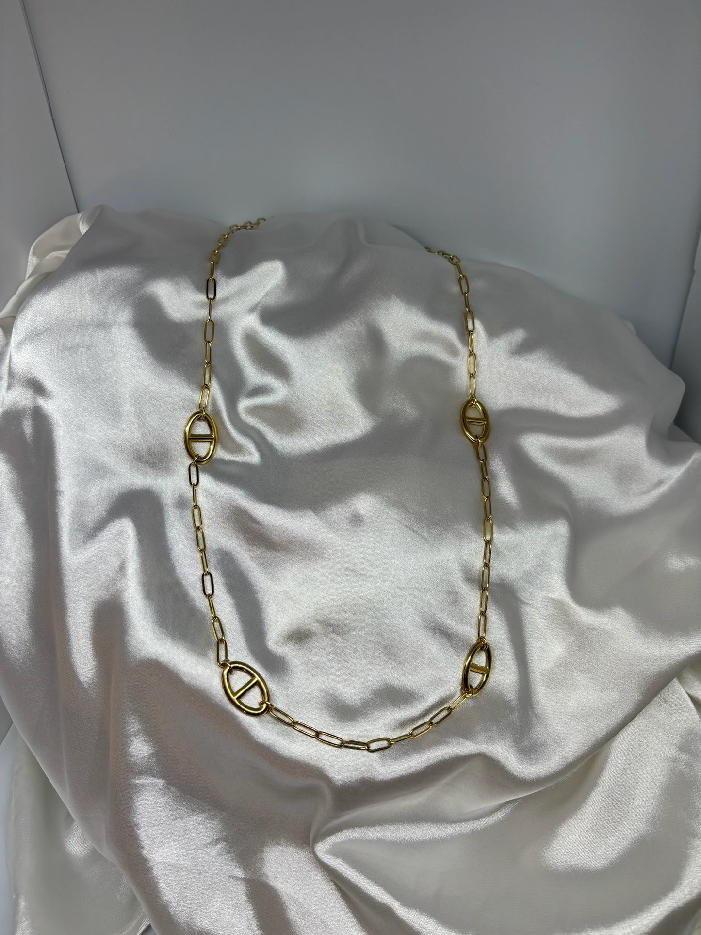 Collier chaîne maille