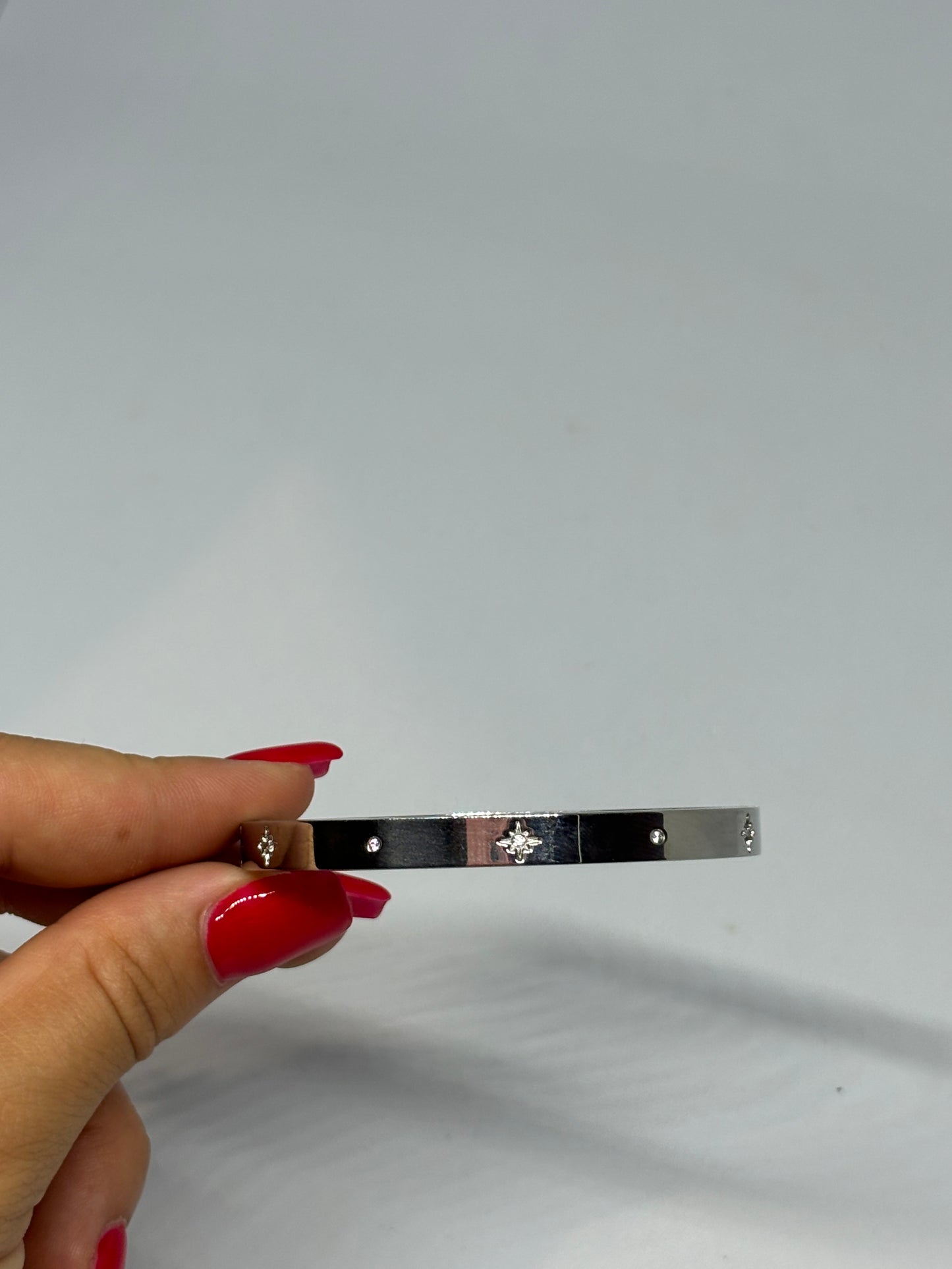 Jonc étoile diamant