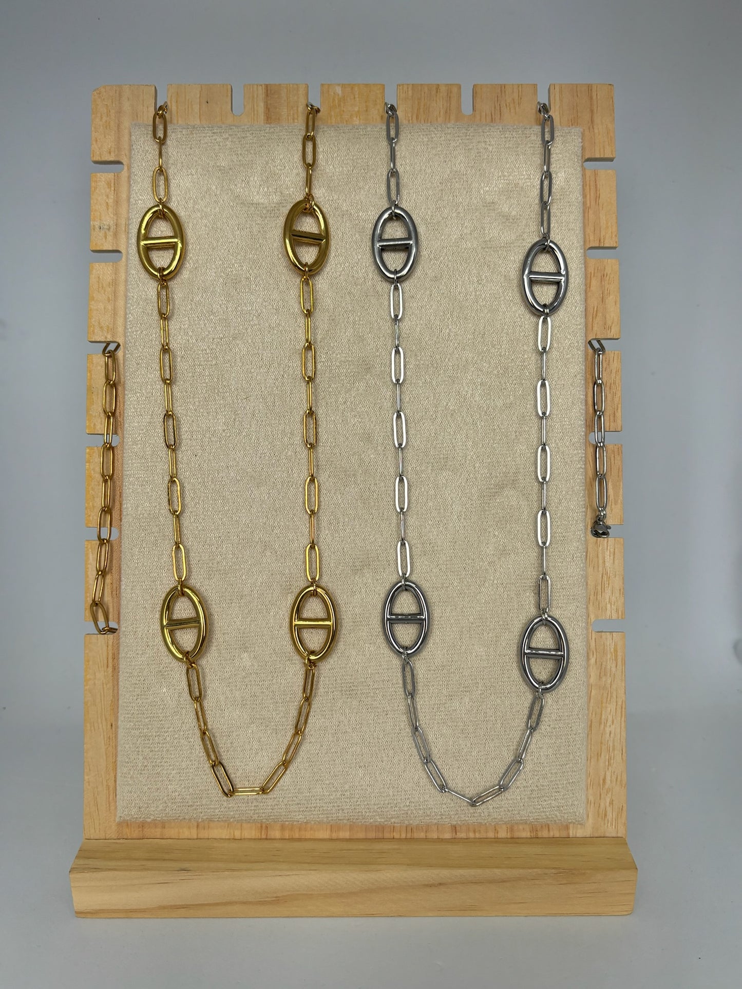 Collier chaîne maille