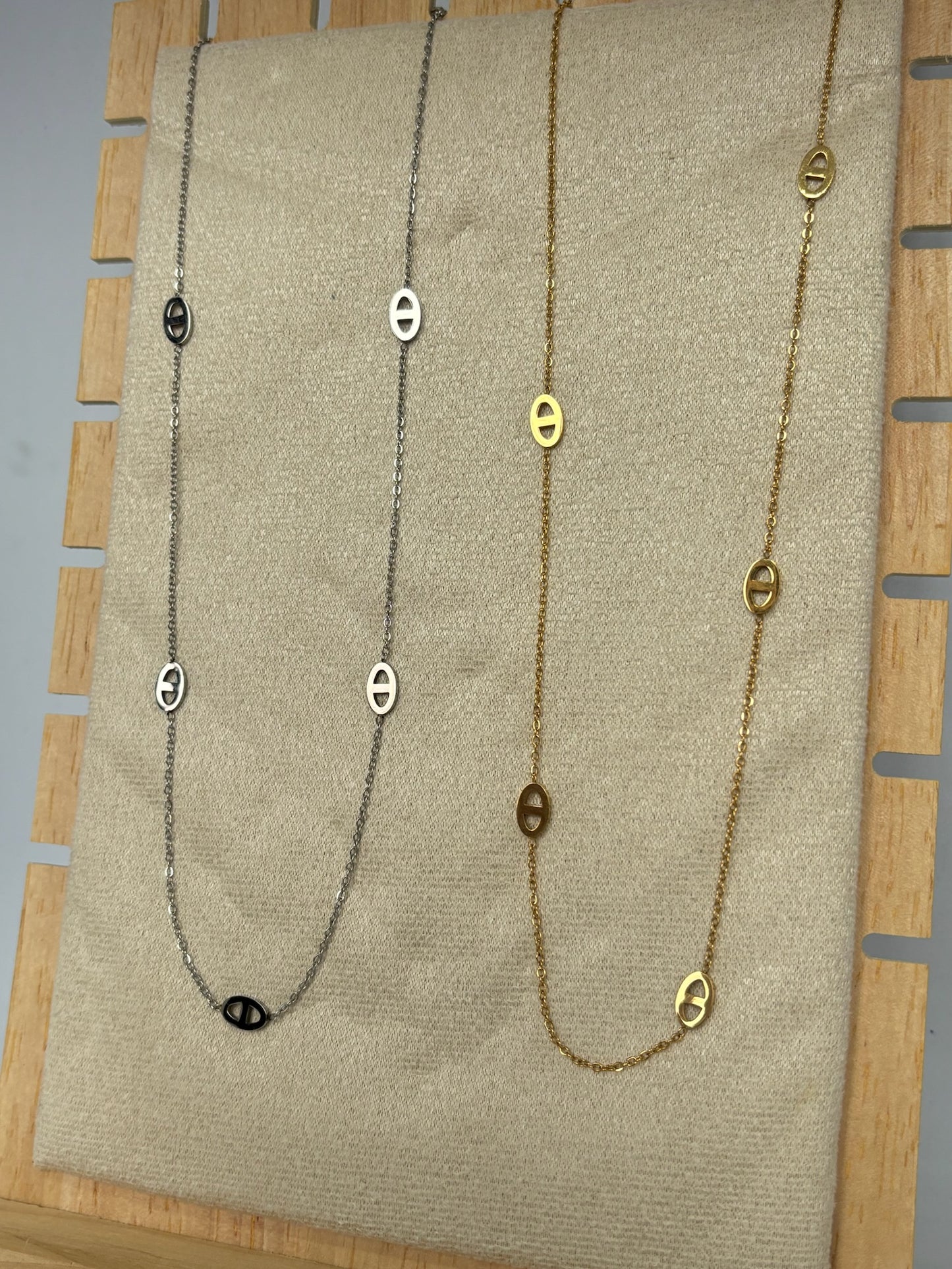 Collier chaîne maille