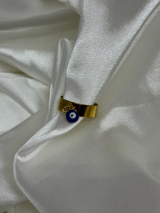 Bague breloque ajustable - Oeil