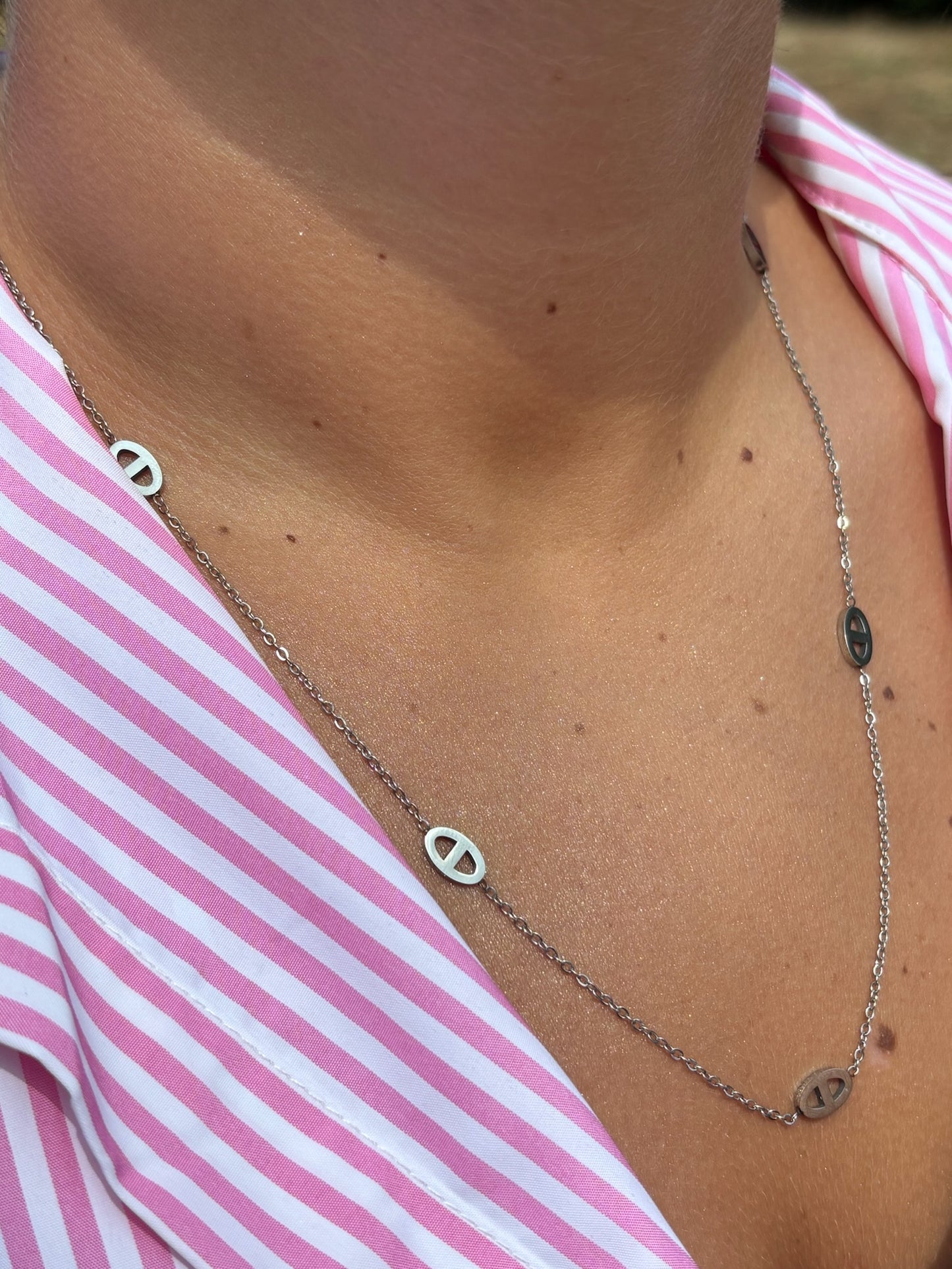 Collier chaîne fine maille