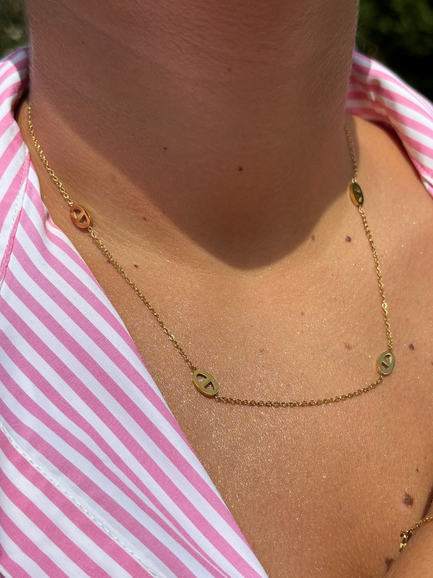 Collier chaîne maille