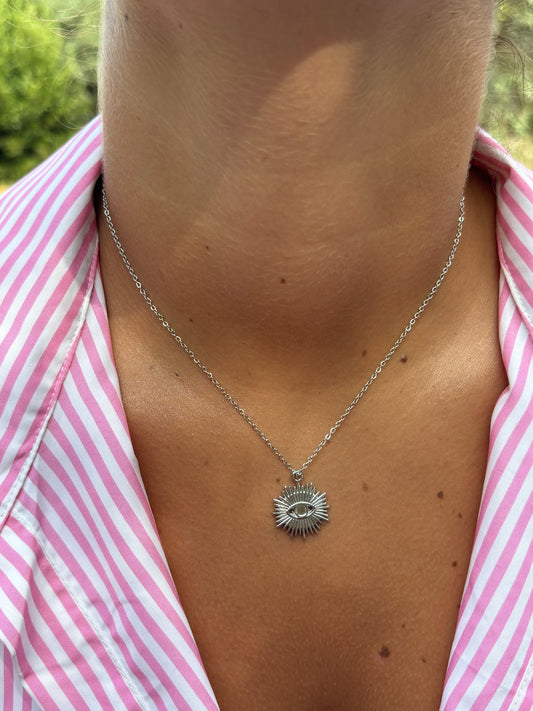 Collier soleil oeil