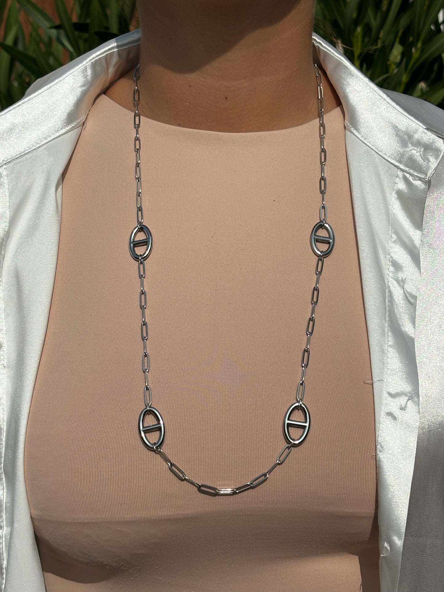 Collier chaîne maille