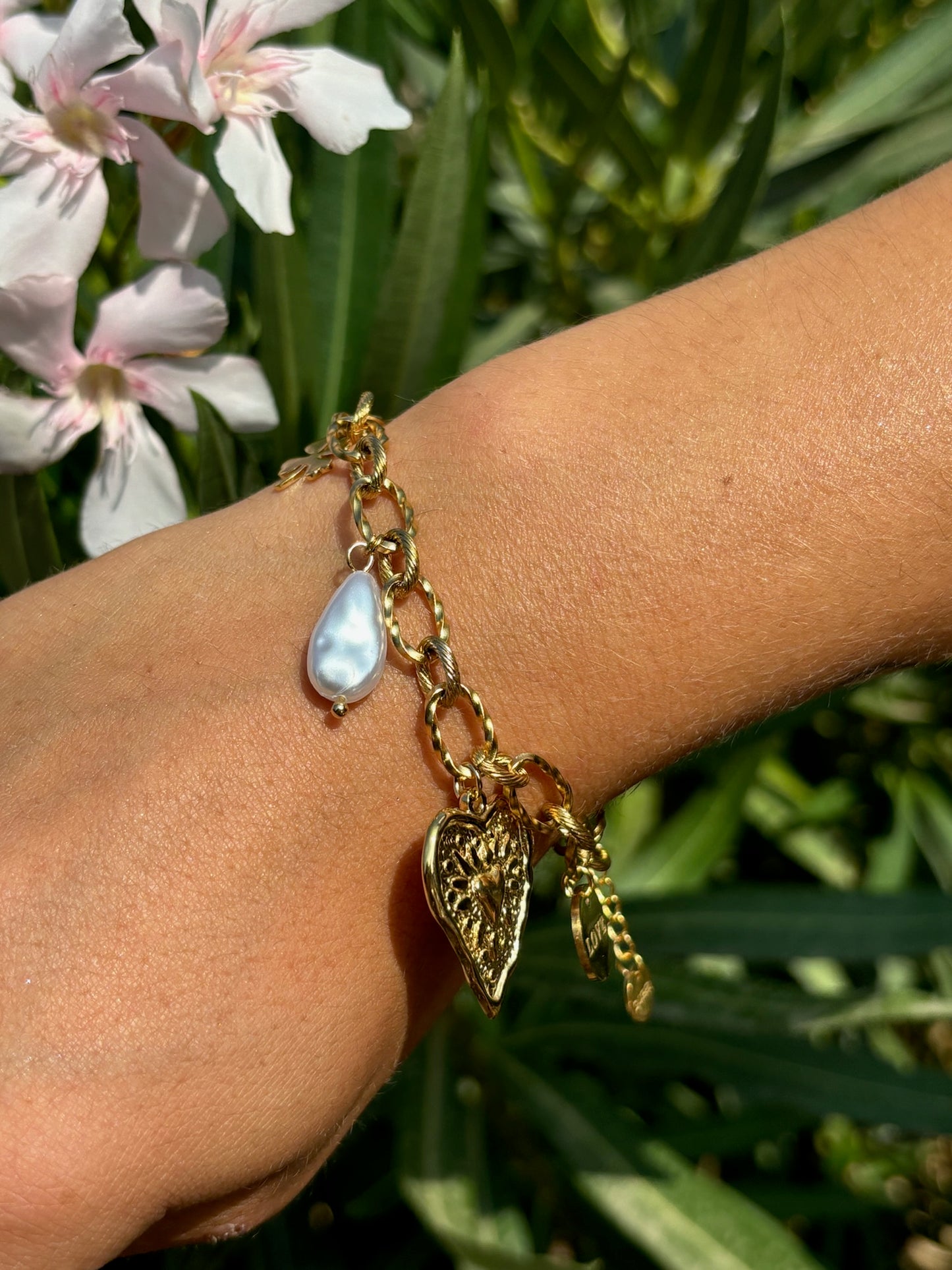 Bracelet breloque amour