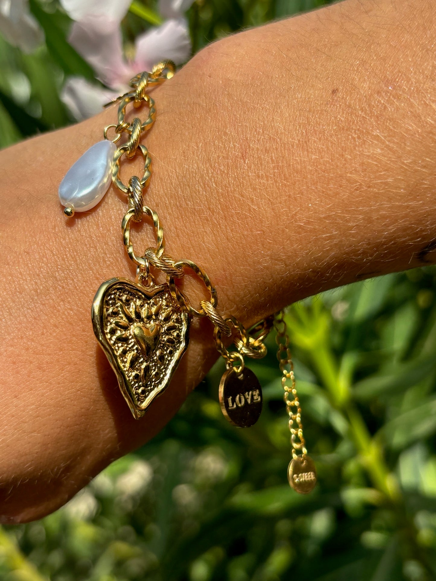 Bracelet breloque amour