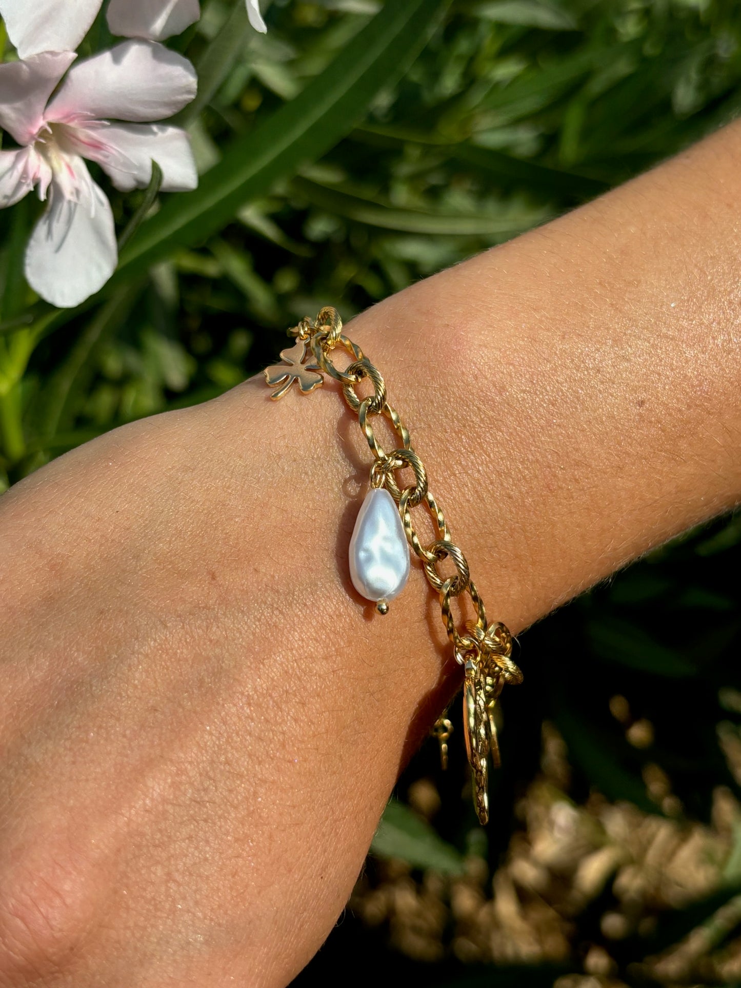 Bracelet breloque amour