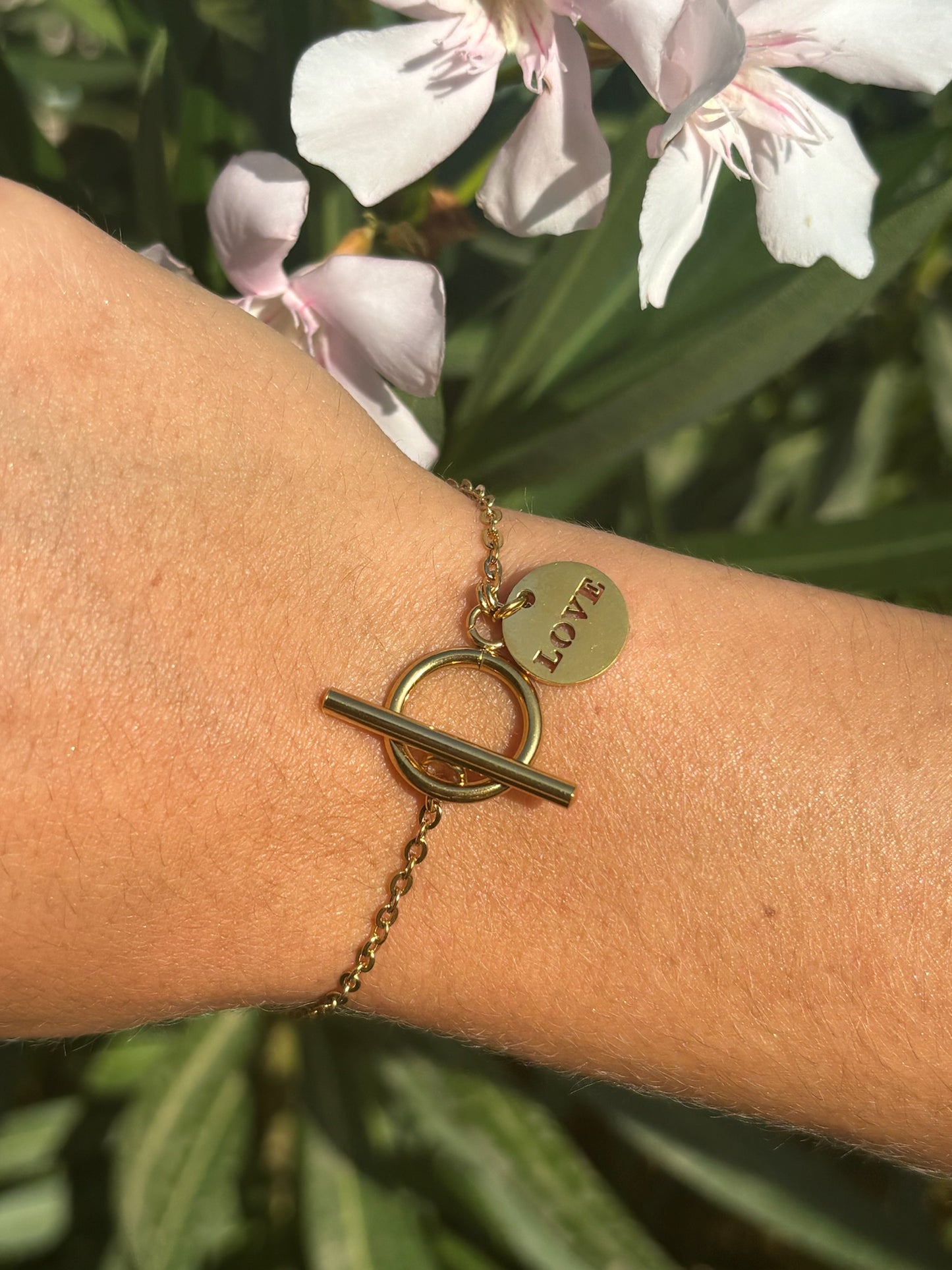 Bracelet chaîne pendentif breloque