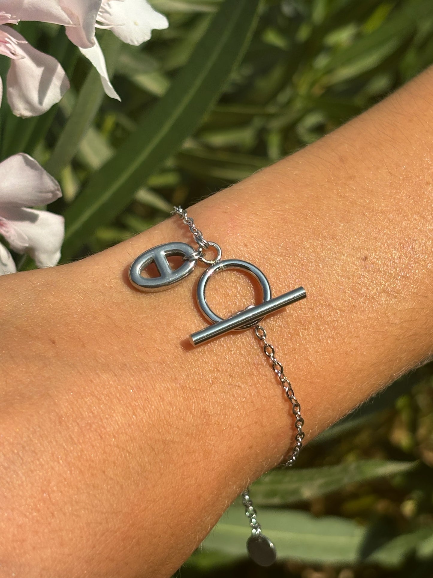 Bracelet chaîne pendentif breloque