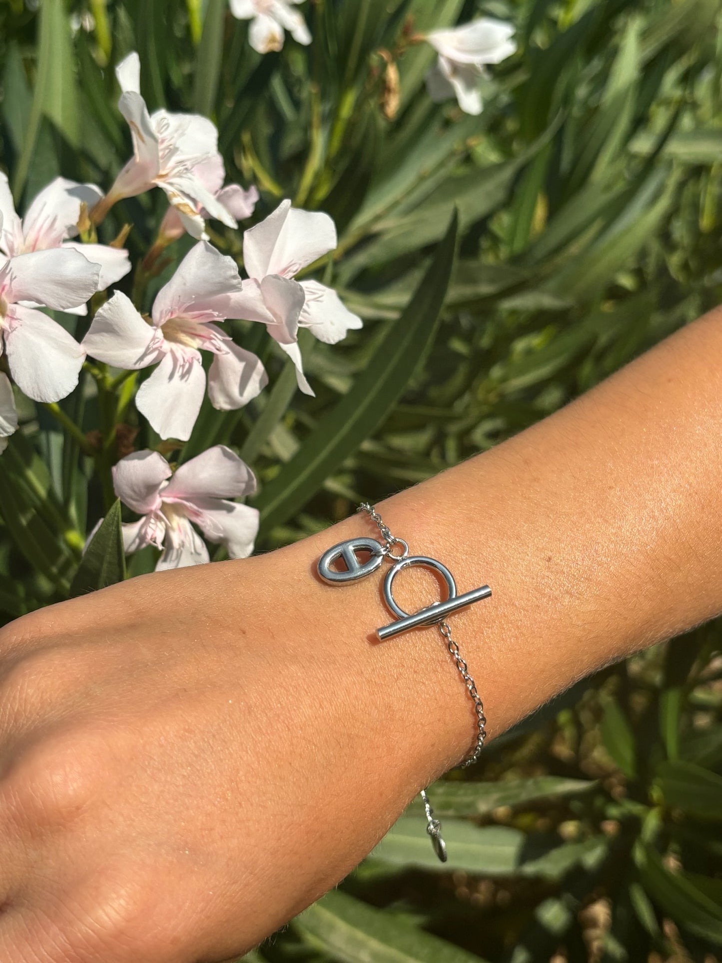 Bracelet chaîne pendentif breloque