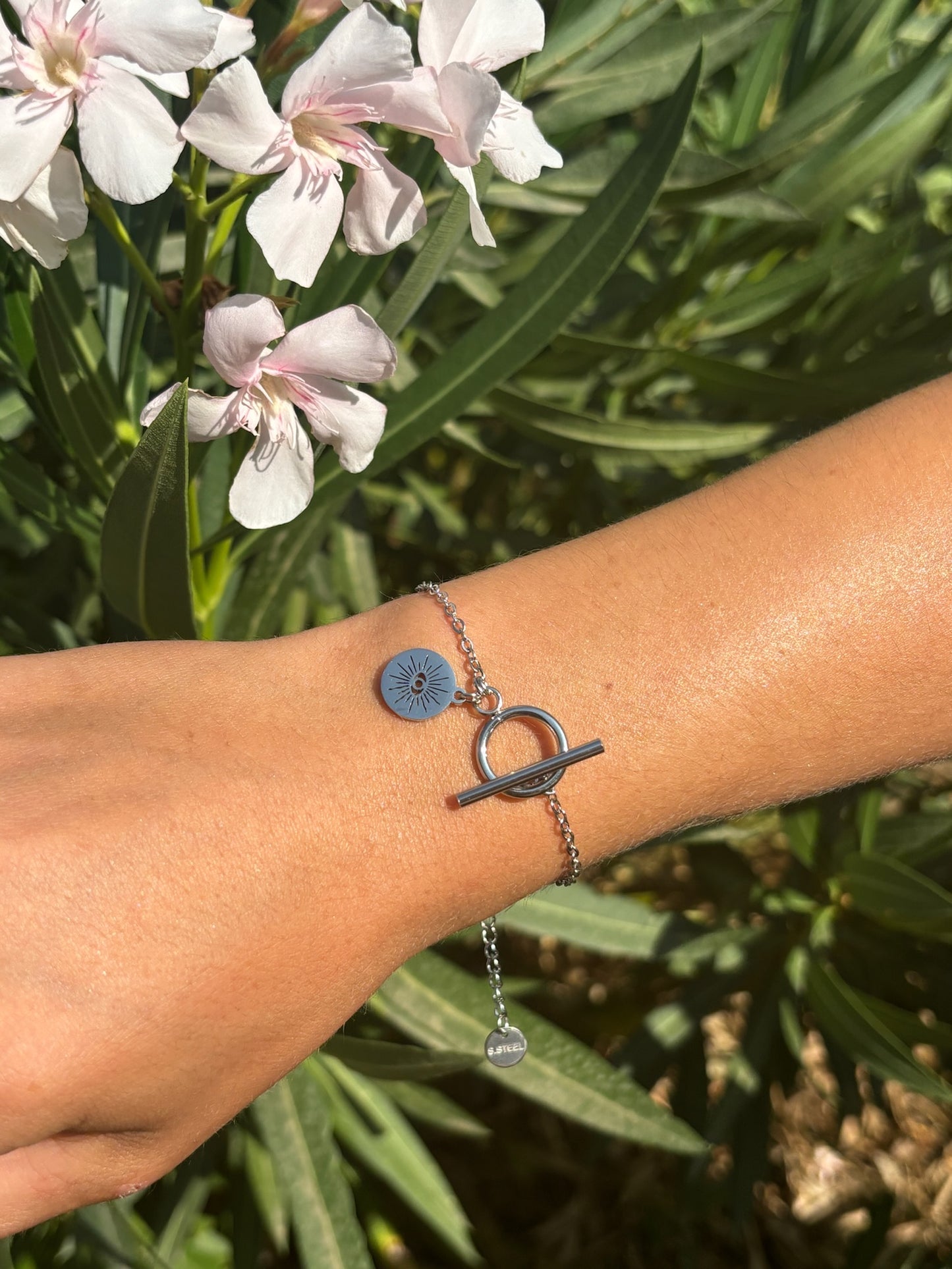Bracelet chaîne pendentif breloque