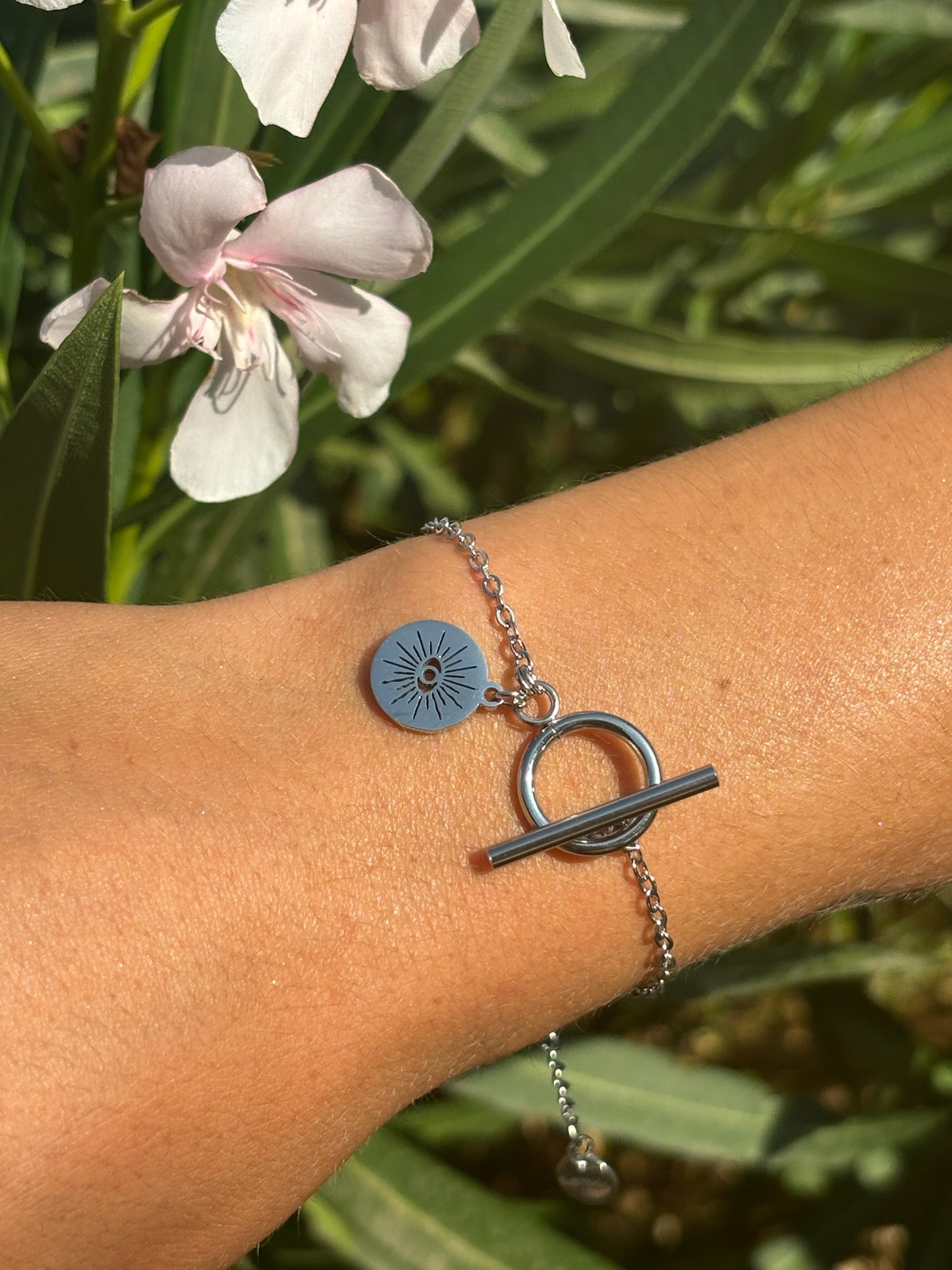 Bracelet chaîne pendentif breloque