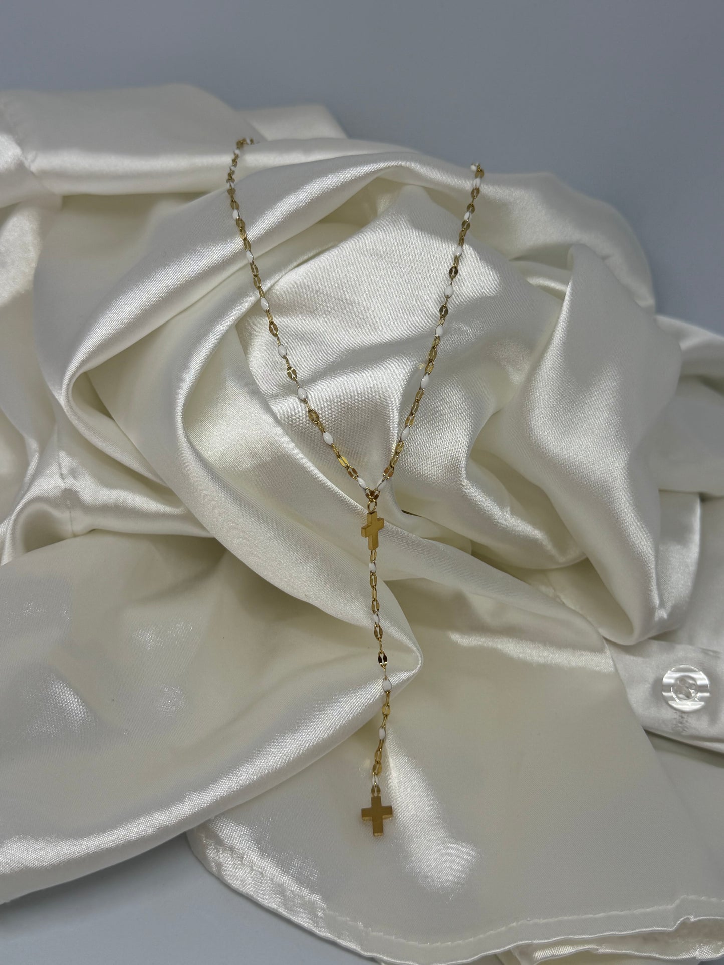 Collier Y croix