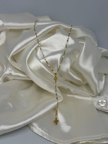 Collier Y croix