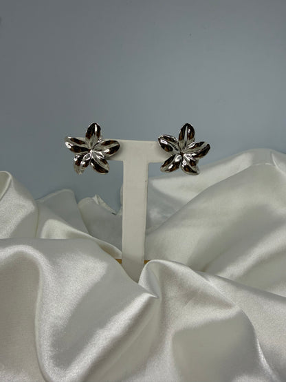 Boucles d'oreilles fleur crocus