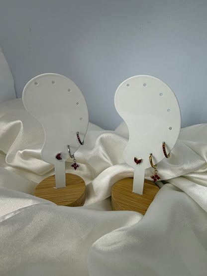 Ensemble de 3 paires de boucles d'oreilles