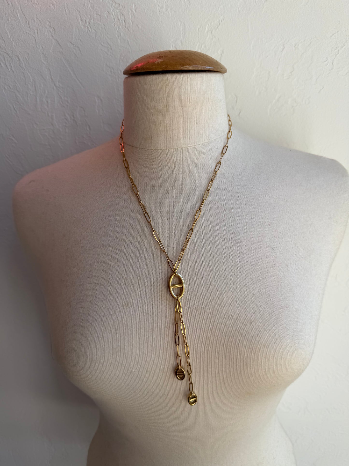 Sautoir mailles pendantes