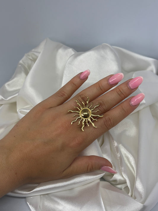 Grosse bague soleil