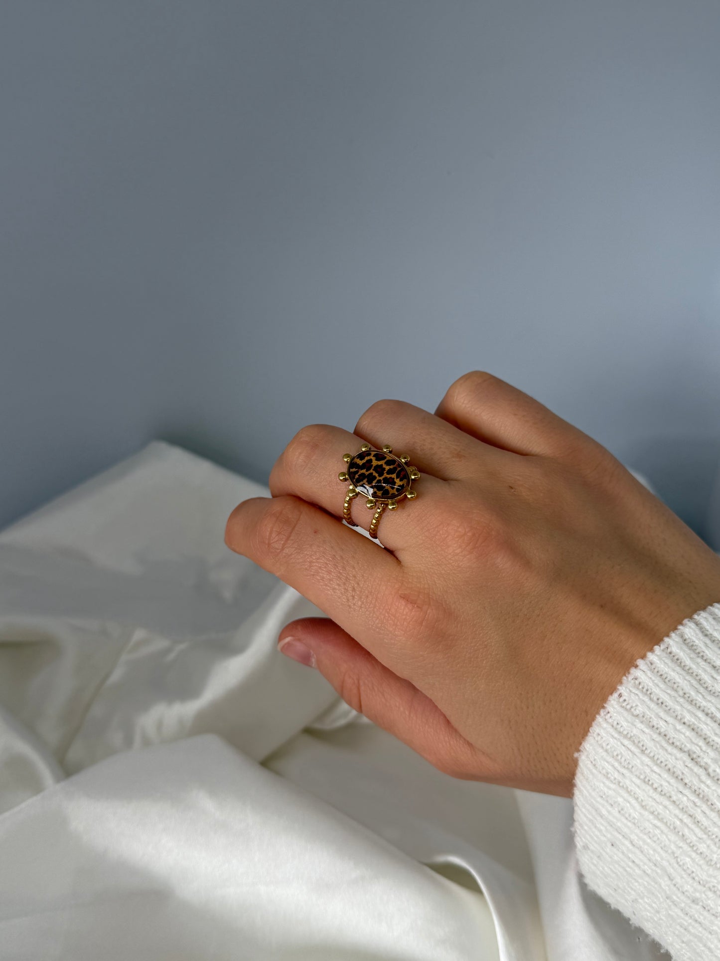 Bague léopard