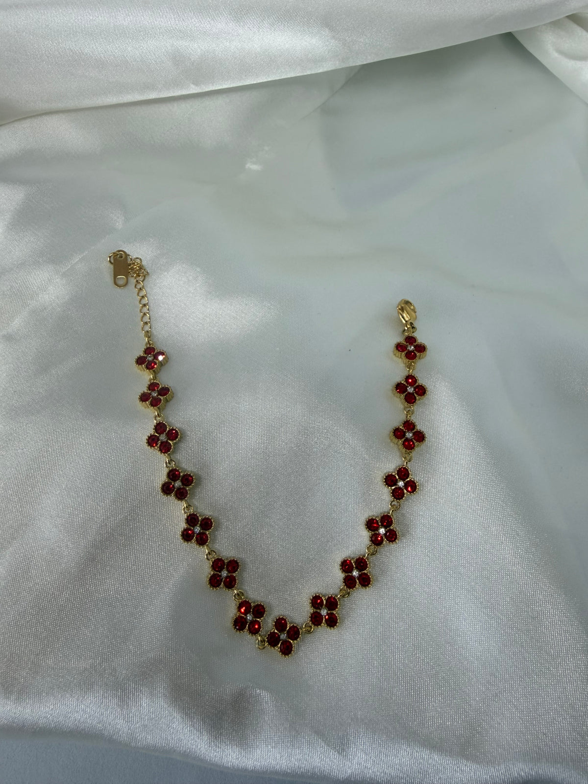 Bracelet fleur diamant